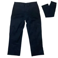 ディッキーズ ロゴ ワークパンツ ワークウェア 作業着 オーバーサイズ ビッグシルエット 黒 ブラック カジュアル ストリート メンズ 古着 パンツ