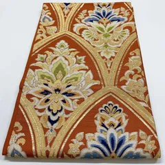 ［6351］袋帯 花唐草文様 六通 正絹 着物 フォーマル