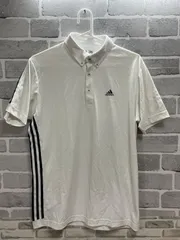 【C1-47】◇ adidas  S/P サイズ　ポロシャツ　白色