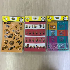 ミニオン７　クリアステッカー 3点セット【商品管理番号49-41-5】