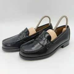 HARUTA ハルタ コインローファー 黒 ブラック 23cmEEE レディース A-3-7