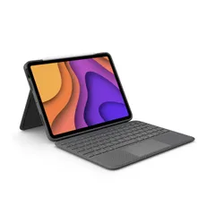 ロジクール Logicool iPad Air 11インチ M3 & M2 / 第5世代 & 第4世代 対応 トラックパッド付き キーボードケース Smart Connector 接続 Folio Touch iK1094BKAr 日本語配列 薄型 バックラ 