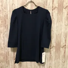 Oh My Tailor（オーマイテーラー）　カットソー　ブラウス　Ⅼ　ネイビー　未使用品　タグ付き