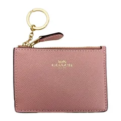 ☆☆COACH コーチ フラグメントケース コインケース F12186 ピンク キーリング付き