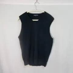 UNIQLO ユニクロ Vネックニットベスト ネイビー Mサイズ □□