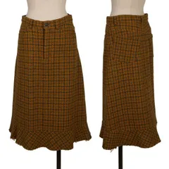 お値下げ！トリコ コムデギャルソン チェック柄フレアスカート M お値下げ！トリコ コムデギャルソン チェック柄フレアスカート M