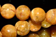 【１点物】希少バルト海産◇キャッツアイ効果 ゴールデンオパール　7.5mm　ブレスレット パワーストーン 天然石 _MC2976