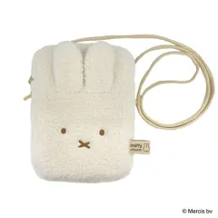 どっとポーチ ミッフィー ショルダーショート　アイボリー　016222