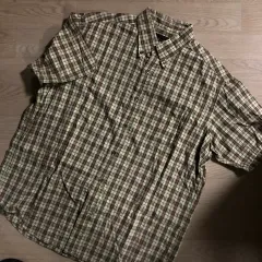 アメカジ CHECK 半袖 シャツ L