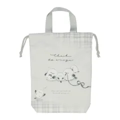 ☆ チェックとえなが ☆ シューズバッグ シューズケース キッズ 上履き入れ シューズ入れ シューズバッグ 保育園 幼稚園 小学校 小学生 子供 こども うわばき 上履き 体育館シューズ 運動靴入れ 靴入れ 巾着 巾着袋 巾着バッグ 入園準備 入学準備