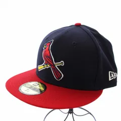 ニューエラ NEW ERA 59FIFTY セントルイスカージナルス オンフィールド ベースボールキャップ 野球帽 帽子 7 1/4 黒 赤 /TK