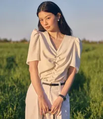 (新品)Your name Here ユアネームヒア アミ ブラウス(送料無料※メルカリshop取引では対象外)