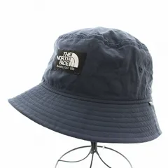 ザノースフェイス THE NORTH FACE キャンプサイドハット バケットハット バケハ ロゴ刺繍 ナイロン M 紺 ネイビー NN41906 /KU