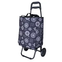 ☆ 猫柄/黒 ☆ SAXON cue 2WAYショッピングカート 5246 ショッピングカート おしゃれ ショッピングキャリーカート お買い物キャリー カート ソフトキャリーバック エコバッグ キャリー付き 保冷バッグ 保冷トートバッグ キャスター付き 大きめ