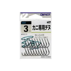オーナー ＯＨ カニ専用チヌ（ヒネリなし） ３号【ゆうパケット】