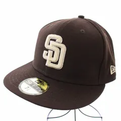 ニューエラ NEW ERA 59FIFTY 2022 MLB POST SEASON サンディエゴパドレスオンフィールド オルタネイト ベースボールキャップ 野球帽 帽子 茶 /TK