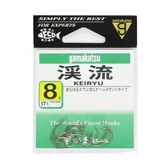 がまかつ 渓流 ８号 茶【ゆうパケット】のサムネイル