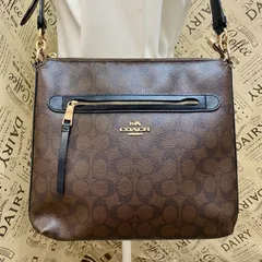 コーチ ショルダーバッグ シグネチャー サコッシュPVC 旅行ビジネス FZ177
