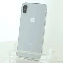 〔中古品〕 iPhoneX 256GB シルバー MQC22J／A SIMフリー【348】