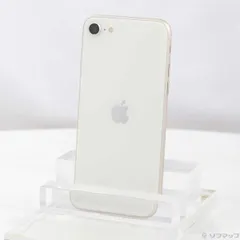 〔中古品〕 iPhone SE 第3世代 64GB スターライト MMYD3J／A SIMフリー【196】