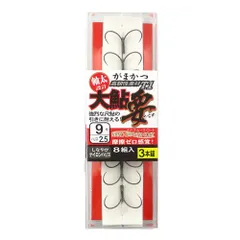 がまかつ Ｔ１ 大鮎要 ３本錨 針９号－ハリス２．５号【ゆうパケット】のサムネイル
