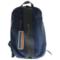 MICHAEL KORS (マイケルコース) ラバーロゴワッペン ナイロン リュックサック バックパック ネイビー