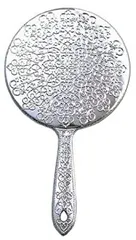 ヤマムラ メッキハンドミラー L Y-13 シルバー シルバー 1 個