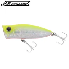 ルアー H.B コンセプト ファルケン R BPポッパー 60 ホロイエロー【ゆうパケット】