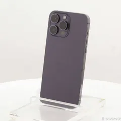 〔中古品〕 iPhone14 Pro Max 256GB ディープパープル MQ9E3J／A SIMフリー【258】