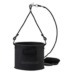 シマノ 水汲みバッカン 19cm リアルブラック BK-053Qのサムネイル