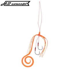 H.B コンセプト ファルケン R タイラバスペアフックセット カーリー オレンジゴールド【ゆうパケット】