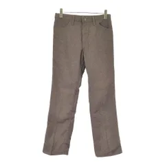 90年代 USA製 Wrangler ラングラー ランチャードレスジーンズ ブラウン(メンズ W32 L30)中古 古着 V9611