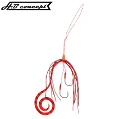 H.B コンセプト ファルケン R タイラバスペアフックセット カーリー レッドゴールド【ゆうパケット】