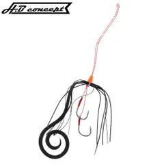 H.B コンセプト ファルケン R タイラバスペアフックセット カーリー ブルーブラック【ゆうパケット】