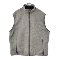 90年代 patagonia パタゴニア SYNCHILLA シンチラ フリースベスト アウトドア グレー(メンズ XXL)中古 古着 X1553