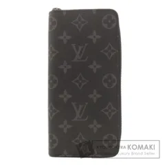 LOUIS VUITTON ルイヴィトン M62295 ジッピー・ウォレット ヴェルティカル 長財布（小銭入れあり） モノグラムエクリプス レディース [中古]