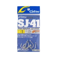 オーナー ジギングフック ＳＪ－41ＴＮ ＃1【ゆうパケット】