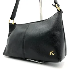 【美品】キタムラ Kitamura  ハンドバッグ 黒 レザー ゴールド金具 冠婚葬祭