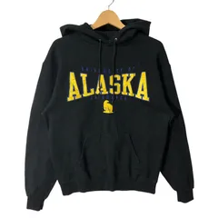 Champion チャンピオン カレッジ刺繍 パーカー フーディー プルオーバー 長袖 フロント袖刺繍 HONDURAS製 Mサイズ ブラック