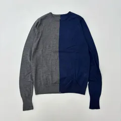 SOPHNET. ソフネット 2 TONE PANEL WOOL KNIT 2トーン パネル ウール ニット サイズ M 712-0005