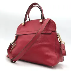 FURLA フルラ ハンドバッグ ショルダーバッグ 2way 赤 レッド レザー 革