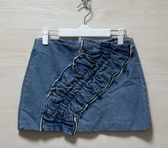 ザラ Trafaluc フリルデニムミニスカート