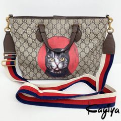 GUCCI GGエンブレムミディアムトートバッグ 2way ハンドバッグ - メルカリ