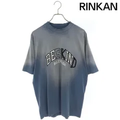 バレンシアガ 23AW 764235 TPVD5 BE KINDプリントダメージ加工Tシャツ