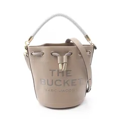 マークジェイコブス MARC JACOBS ハンドバッグ THE LEATHER BUCKET BAG セメント レザー バケットバッグ レディース Used A