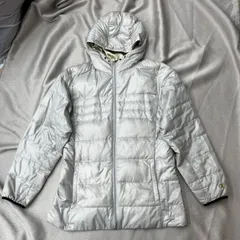 champion  チャンピオン　ダウンジャケット　Lサイズ　レディース　アウター　上着　ライトグレー　白