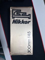 希少Nikon ニコンNikkor 300mm f/4.5 MF望遠レンズ当時物 - メルカリ