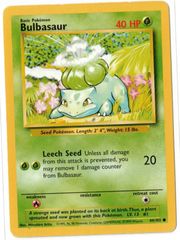 フシギダネ 英語版 Bulbasaur shadowless シャドーレス 旧裏デザイン