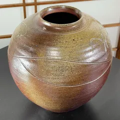 信楽焼　花瓶　花入れ　フラワーベース　壺