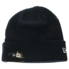 NEW ERA (ニューエラ) ロゴ ニット帽 ビーニー ブラック